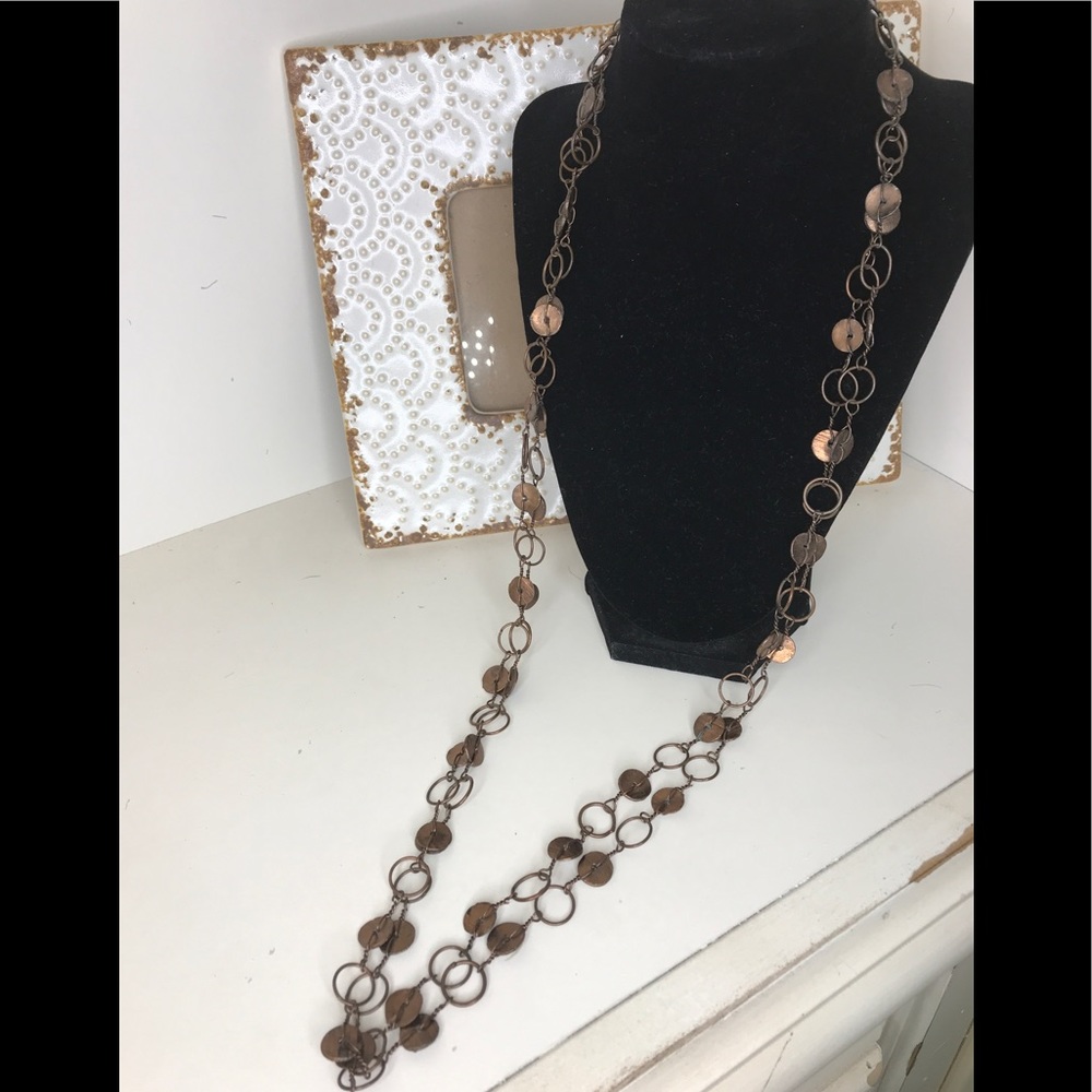 Long chain necklace